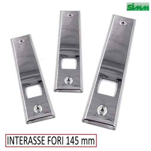 Plaque inox pour enrouleurs - pour,