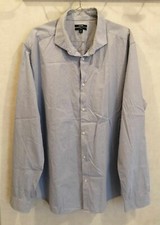 Chemise bleue coton fitted T44 Kiabi (4403036)