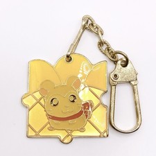 Porte-clés Hamutaro Mafura-chan Vintage Metal Charm Très Rare Shogakukan Rare
