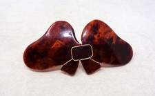 Peigne ancien - Barrette à cheveux vintage 1970's- Forme noeud papillon - France