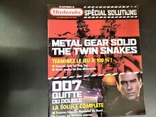 Magazine Nintendo Spécial Solutions Metal gear solid twin snakes