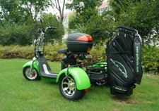 Tricycle Électrique City Coco Fat Tire Lithium 3000W/60V Golf Cart Scooter