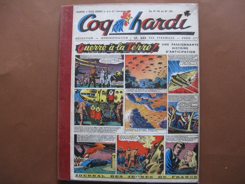 Coq hardi reliure - hardi,