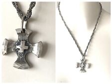 Robert Darnas Créateur Croix Argent jewelry necklac bijoux sterling Ancien Cross