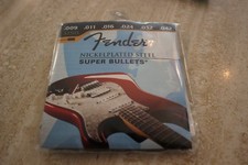 NEW Fender Plain Steel Bullet End & Acoustic Electric Mixed Guitar String 6 Pcs.