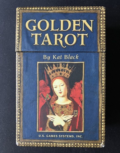 Golden tarot kat black - by,