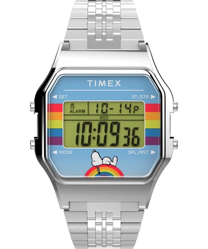 Timex montre argent digital - timex,