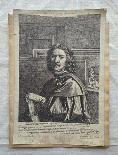 Gravure autoportrait nicolas - gravure,