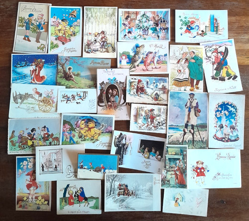 Lot cpa 28 cartes - cpa,