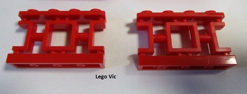 Lego 32932 fence 1x4x2 red - fence,