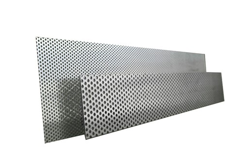 Tôle inox feuille perforée - inox,