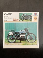 CARTE FICHE MOTO collection