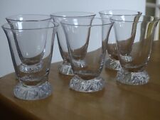 DAUM FRANCE 6 ANCIENS VERRES A