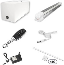 Kit éclairage sans fil sur batterie pour Garage Box Cave sans électricité