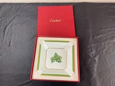 Cartier  Cendrier Vintage En Porcelaine de limoges Decor De raisins