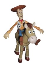 DISNEY PIXAR - Toy Story - Figurines Woody + Pile-Poil / Bullseye - 12cm