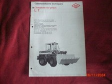 CARACTERISTIQUES   TECHNIQUES   CHARGEUSE  SUR PNEUS     O&K    L7