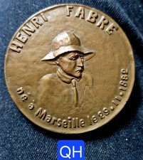 Aviation - Méd. Bronze 67mm-