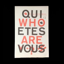 QUI ÊTES VOUS ? WHO ARE YOU 