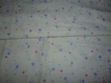  TISSU BRODERIE ANGLAISE FANTAISIE VINTAGE  pour enfants ou poupées