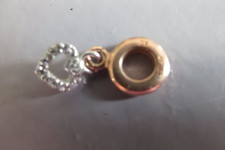 Charm 211 anneau et coeur /Argent bicolore/ Amore & Baci