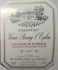 Etiquette Vin FRANCE CHATEAU