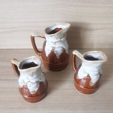 Carafe bistrot,bar,1/2 litre et 25cl,pichet,motif tonneau et blanc,vintage