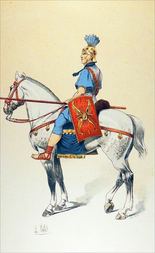 Légionnaire romain avec son - romain,