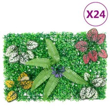 Clôture à Plantes Artificielles Panneaux de Haies Jardin Vert 40x60 cm vidaXL