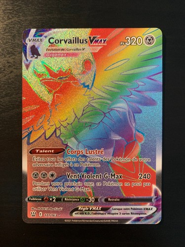 Carte pokémon corvaillus - :,