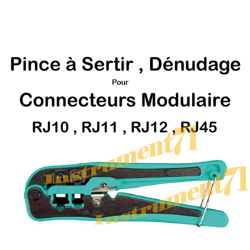 Pince sertir pour fiches - à,