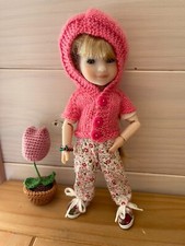 vêtement compatible poupée Mini-Sarah, Ruby red 20 cm