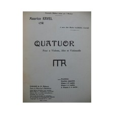 RAVEL Maurice Quatuor Violon