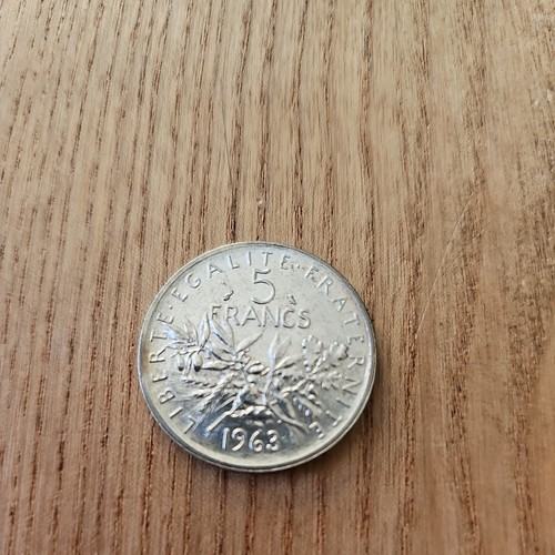 Pièce francs argent - 5,