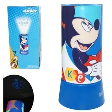 Lampe avec projecteur Mickey Disney veilleuse 2 en 1 avec lumières LED coloré...