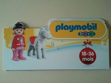 PLAYMOBIL - 1.2.3  - PLV Noël de 2018 - 