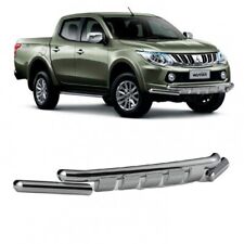 Pour 2015-19 Mitsubishi L200 Chrome Ø76 Pare-Buffle Poussoir Pare-Choc Anaconda