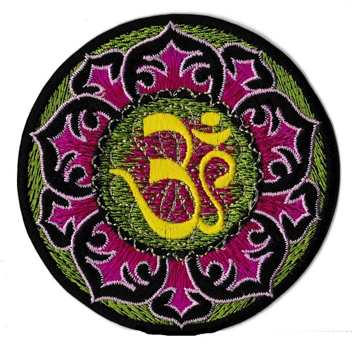 Ecusson patche aum ohm - om,
