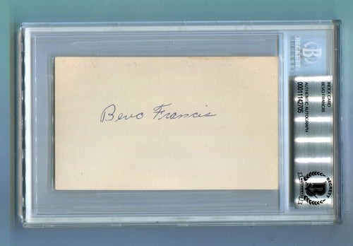 Clarence bevo francis signed - francis,
