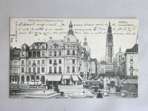 Cpa belgique anvers hansa huis - hansa,