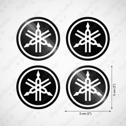 Stickers yamaha cm noir - 5,