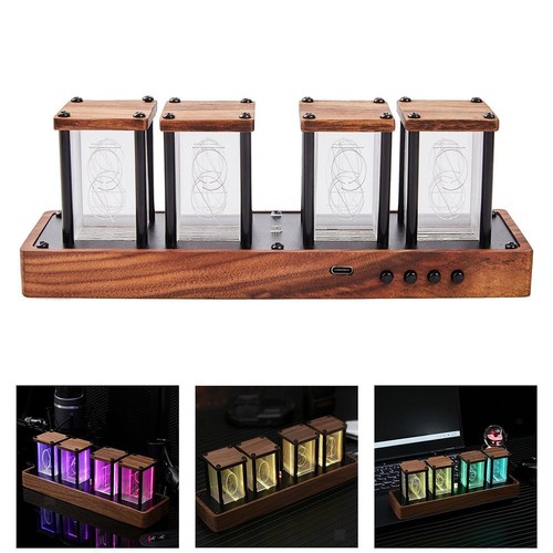 Horloge tube rvb - tube, nixie