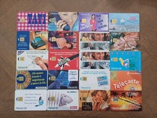 20 Télécartes France à puce