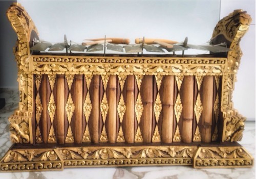 Golden asian xylophone - golden,