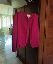 Veste blazer rose framboise