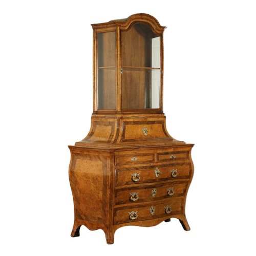 Commode rococo erable - rococo, noyer