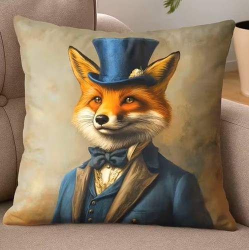 Housse coussin renard - de,