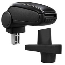 Accoudoir Central En Cuir Noir