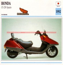 HONDA CN 250 Spazio CN250 1992 : Fiche Moto #000892