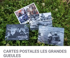 Les Grandes Gueules - 04 Cartes Postales - Neuves - Anniversaire 60 Ans -